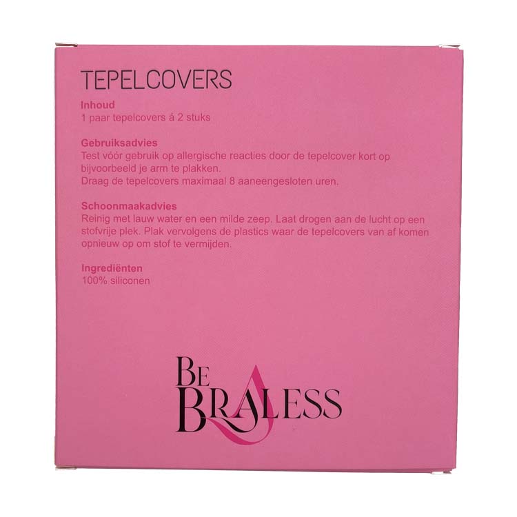 Siliconen Tepelcover - Nude - 8/10cm - Afbeelding 4