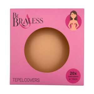 Alternative view of Siliconen Tepelcover met Lift - Nude - 10cm