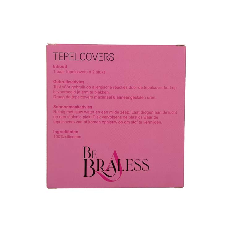 Siliconen Tepelcover - Nude - 8/10cm - Afbeelding 6