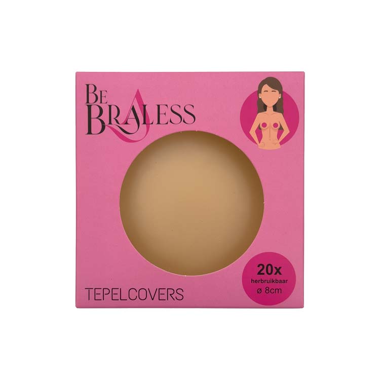 Siliconen Tepelcover - Nude - 8/10cm - Afbeelding 5